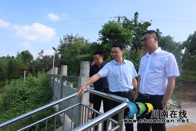 章磊到泸县云龙镇督导河长制工作(图1)