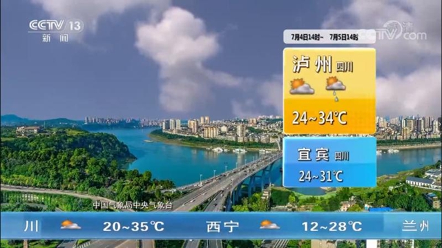 泸州荣获“最受关注的天气预报城市”称号！(图2)