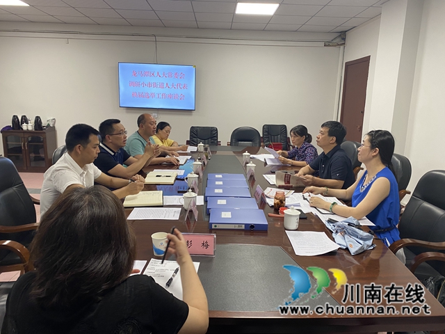 黄益权到龙马潭区小市街道调研人大代表换届选举工作(图1)