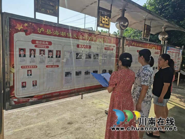 泸县海潮镇：“交叉检查”打造阳光村务(图1)