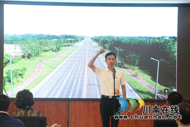 龙马潭区鱼塘街道开展“学党史 感党恩 跟党走”主题演讲比赛(图3)