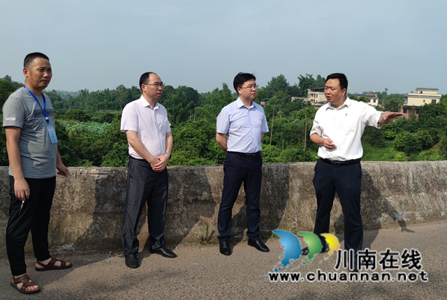 陈枫率队督导泸县海潮河河长制工作(图2)