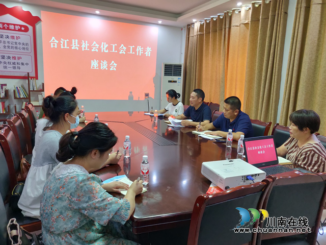 合江县召开社会化工会工作者座谈会(图1)