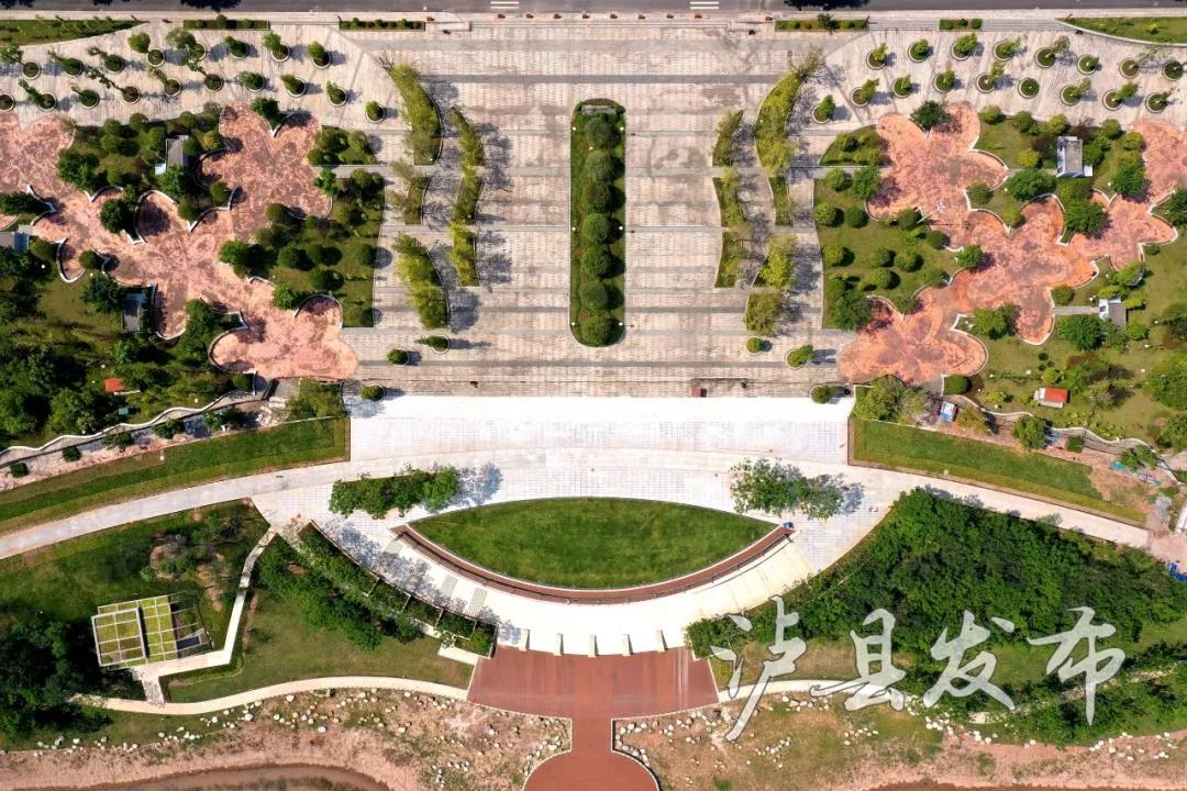有点好看！泸县城西龙湖湿地公园带着最新进展“拍了拍”你(图1)
