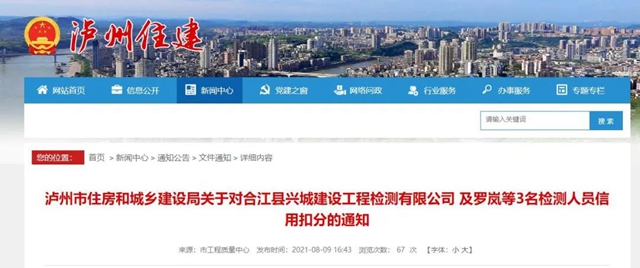 引以为戒!泸州这些人和企业被扣信用分(图5) 引以为戒!泸州这些人和企业被扣信用分(图5)