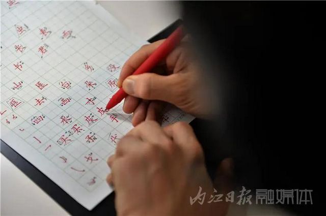 厉害了！内江硬笔书法达人一年多“吸粉”18万人(图2)