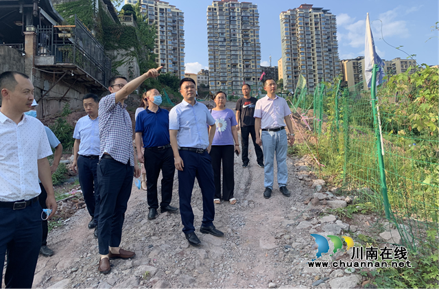 徐兵带队检查龙马潭区防汛减灾和地质灾害防治工作(图1)