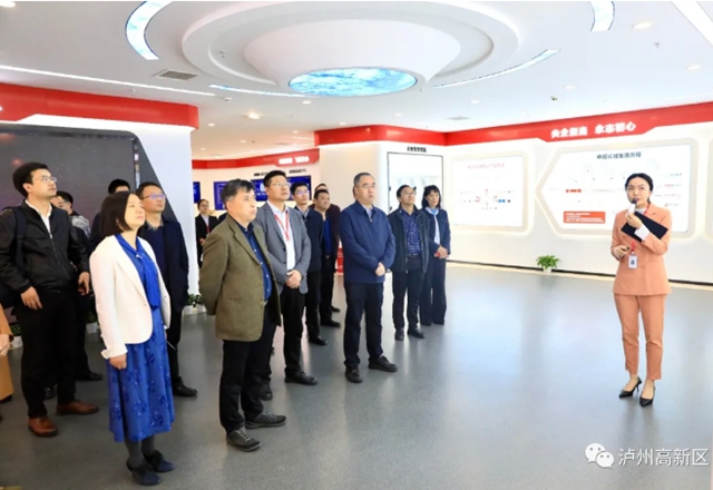省经济和信息化厅党组成员、副厅长皮亦鸣到泸州国家高新区调研(图1)