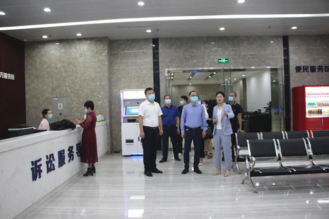 宜宾叙州区法院到江阳法院考察交流(图3)