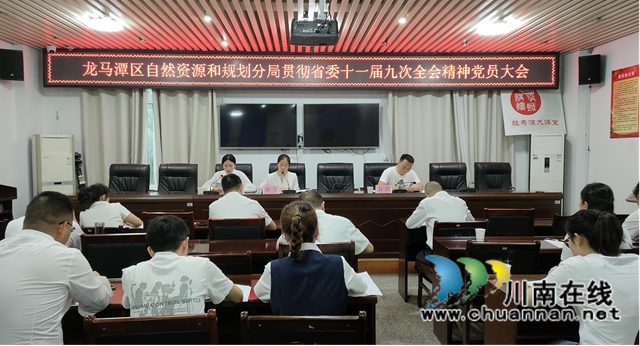 龙马潭区自然资源和规划分局机关党支部召开党史学习教育专题组织生活会(图1)