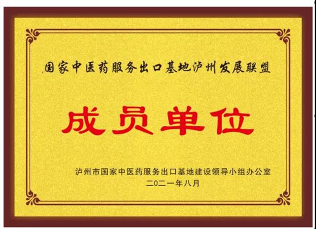 合江县中医医院成为国家中医药服务出口基地泸州发展联盟成员单位(图1)