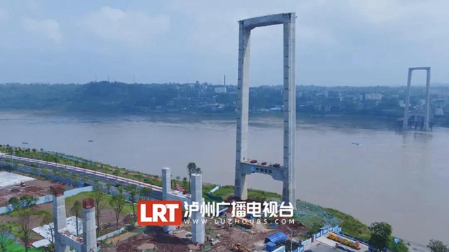 本月底，泸州长江二桥转入上部结构施工！(图2)