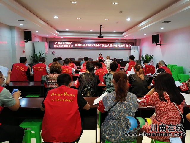 龙马潭区红星街道双桂社区开展巩固全国文明城市创建成果“傍晚行动“(图4)