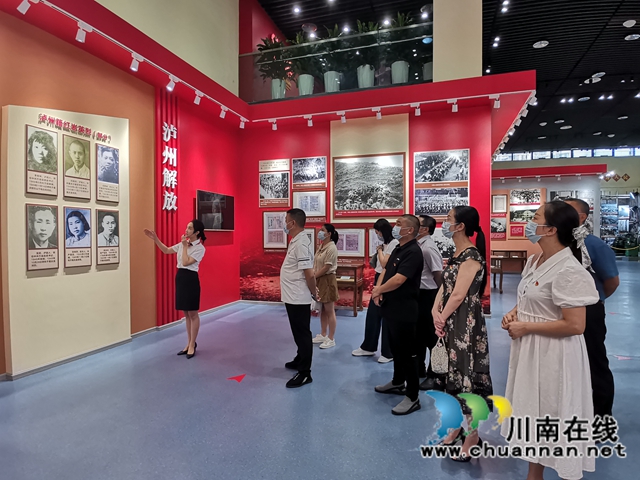 泸县残联开展“传承红色文化 铭记党史党恩”主题日活动(图1)