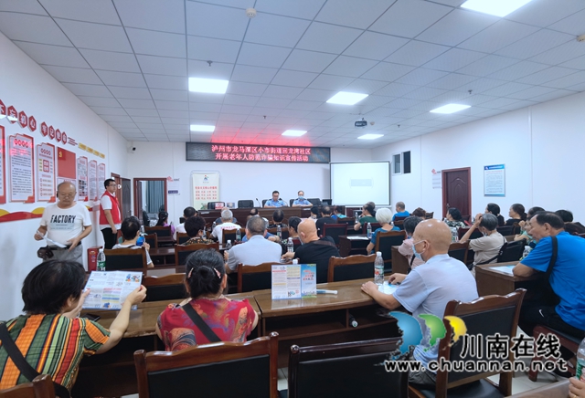 龙马潭区小市街道回龙湾社区开展老年人防范诈骗知识宣传活动(图3)