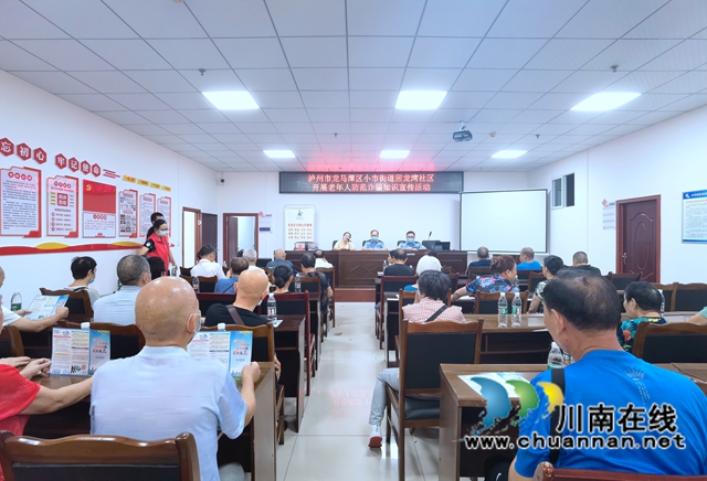 龙马潭区小市街道回龙湾社区开展老年人防范诈骗知识宣传活动(图2)