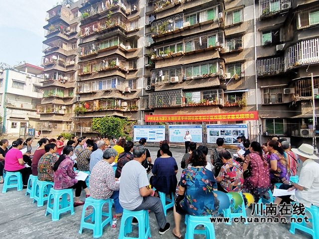 龙马潭区鱼塘街道枣林园社区开展老旧小区改造征求意见院坝会(图3)