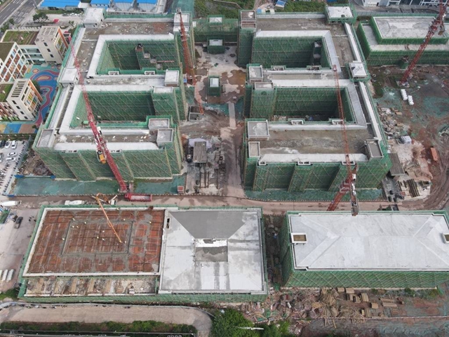 泸州高中附属学校主体工程实现封顶 预计明年建成投用(图2) 泸州高中附属学校主体工程实现封顶 预计明年建成投用(图2)