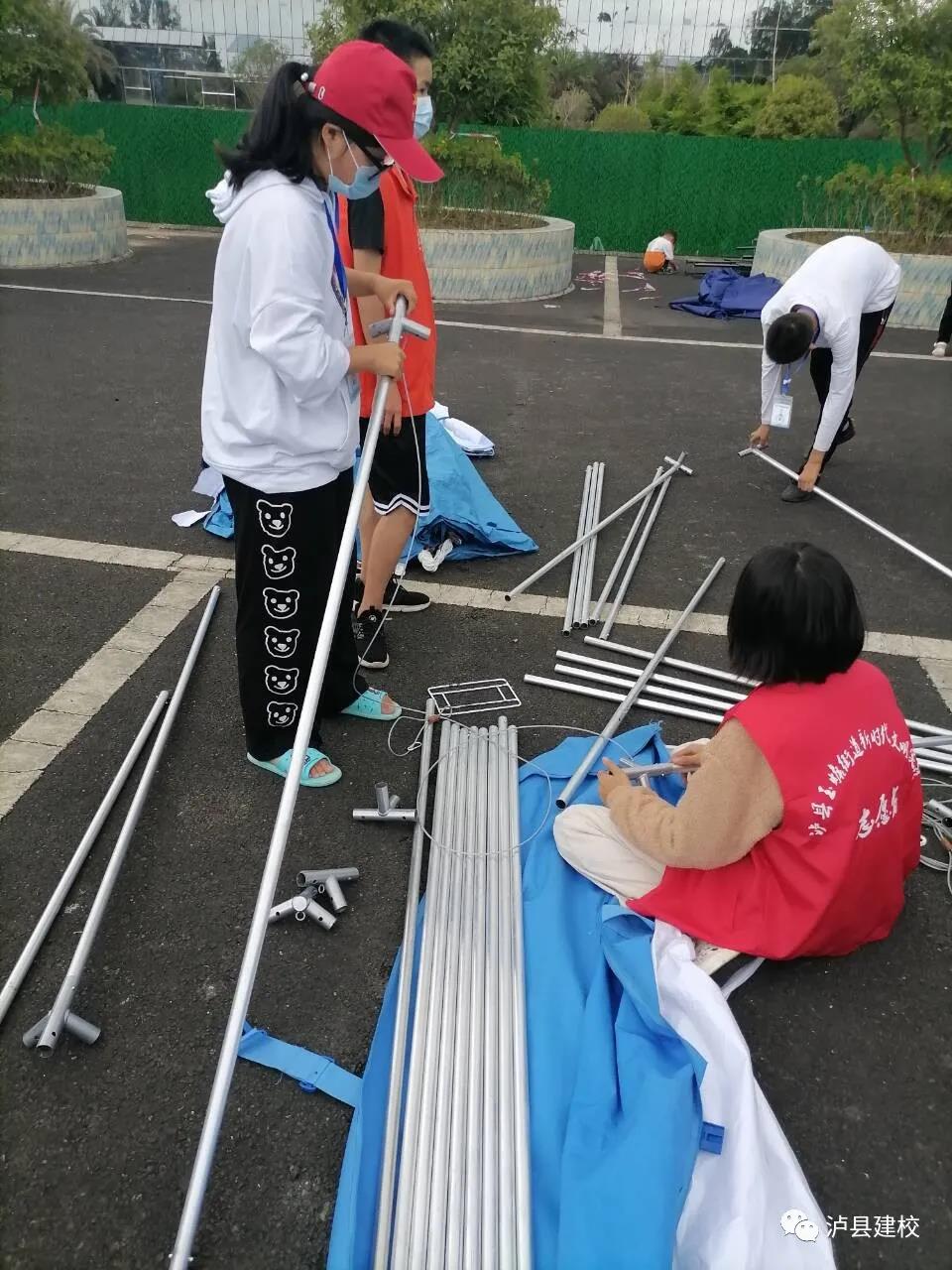 泸县“9.16”地震 ┃ 泸县建校绘就最美“红色风景线”(图3)