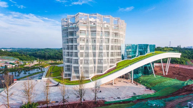 一期竣工!自贡这个城市新地标颜值太高(图2) 一期竣工!自贡这个城市新地标颜值太高(图2)