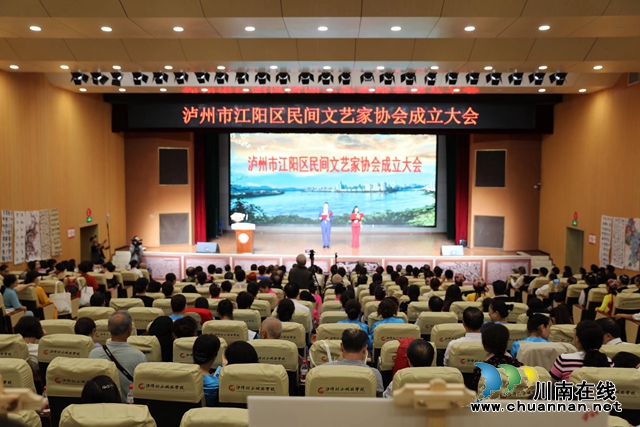 泸州市江阳区民间文艺家协会成立(图4)