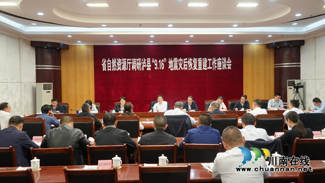 省自然资源厅到泸县调研“9.16”地震灾后恢复重建工作(图2)