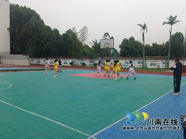 泸县百和镇举行第二届中小学生篮球运动会(图3)