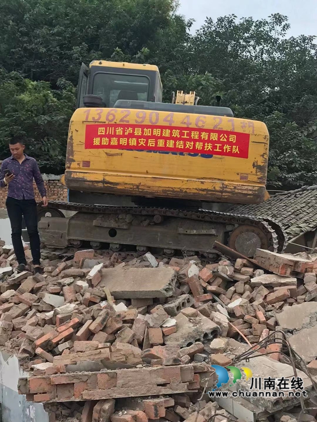 灾后重建有序推进，泸县建筑业协会会员单位建功一线(图4)