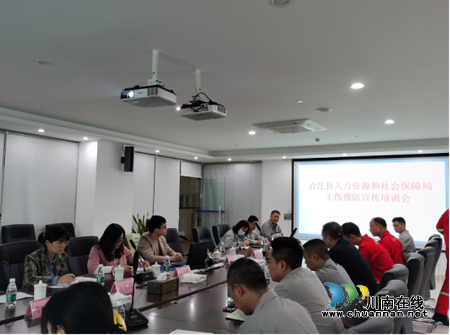合江县人社局：工伤预防专项行动走进企业(图1)