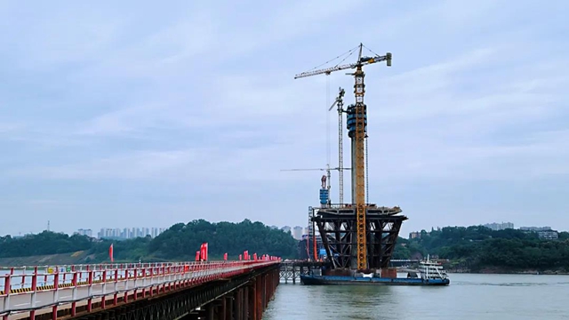 泸州长江六桥有重大进展！(图1)