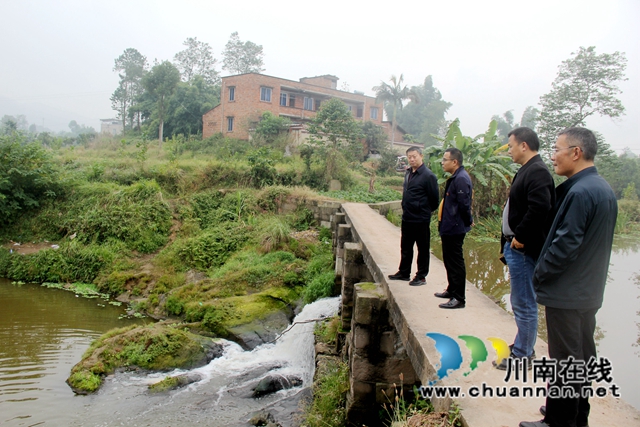 杨双全率队督导泸县小鹿溪河河长制工作(图2)