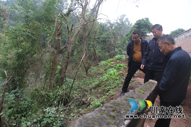 杨双全率队督导泸县小鹿溪河河长制工作(图1)