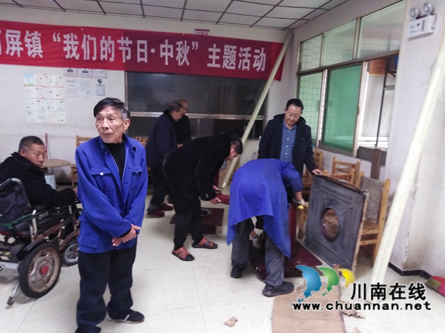 暖冬行动｜古蔺县石屏镇乡贤会为敬老院捐蹭回风炉8台(图3)