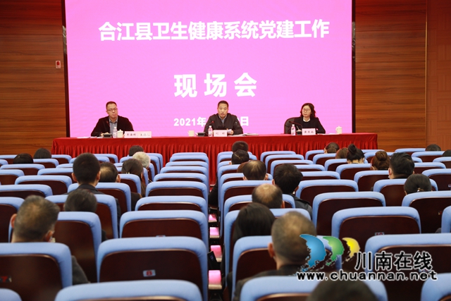 合江县召开卫生健康系统党建工作现场会(图1)