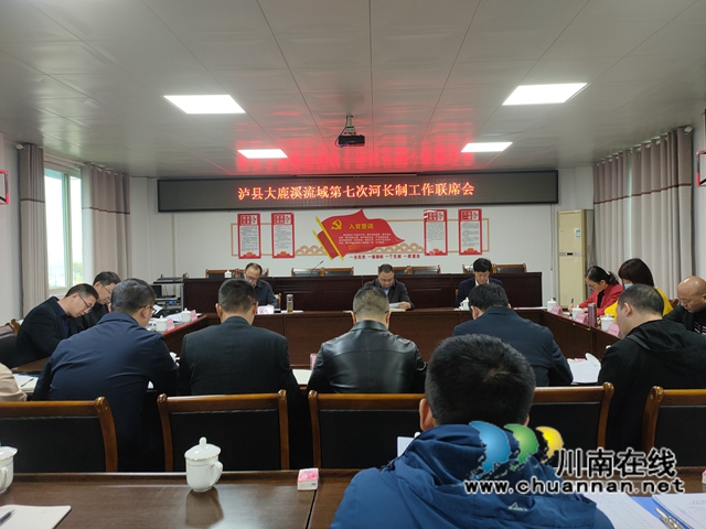 吕先率队到泸县百和镇督导大鹿溪河长制工作(图1)