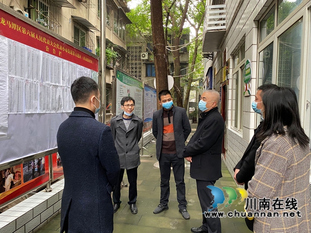 黄月桂到龙马潭区小市街道调研人大换届选举和基层政权建设工作(图5)