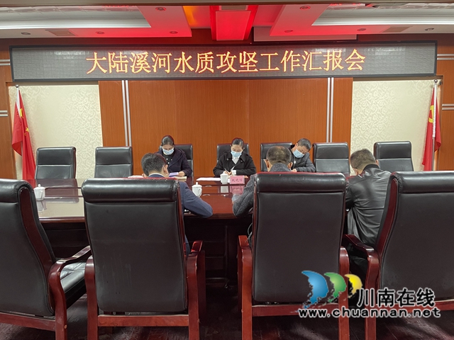 泸州市生态环境局到泸县百和镇督导大陆溪河水质攻坚工作(图1)