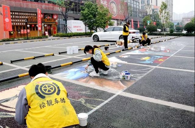 潮 ！龙马潭这个停车场美翻了(图18)