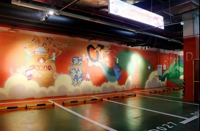 潮 ！龙马潭这个停车场美翻了(图21)