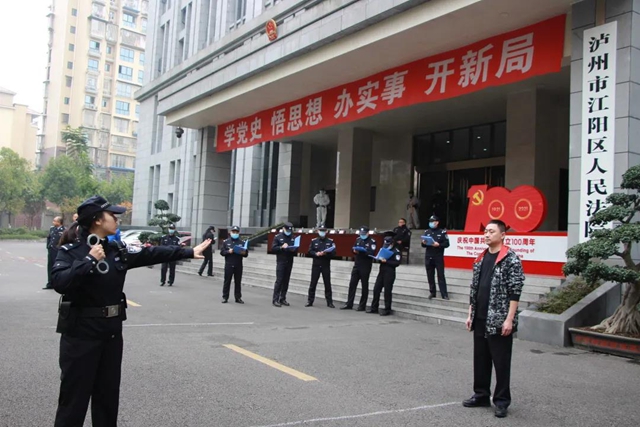 超硬核！直击江阳法院司法警察实战化考核验收现场(图19)