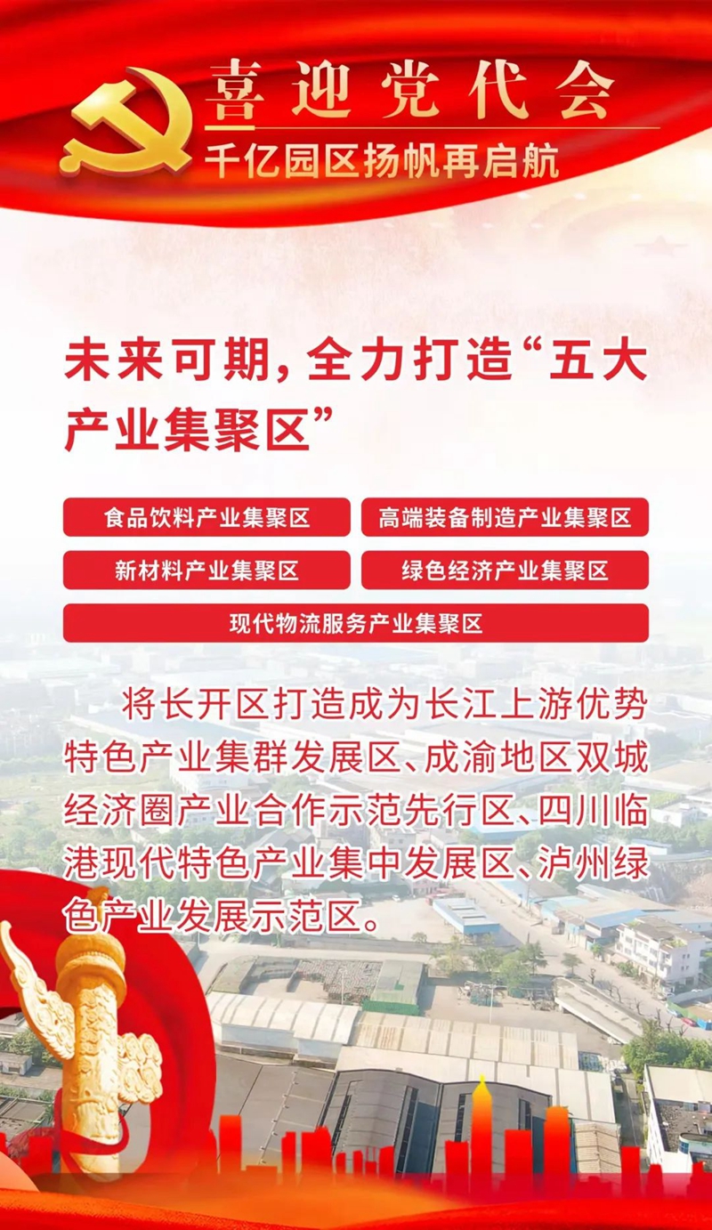 泸州长开区：喜迎党代会，千亿园区扬帆再启航(图6)