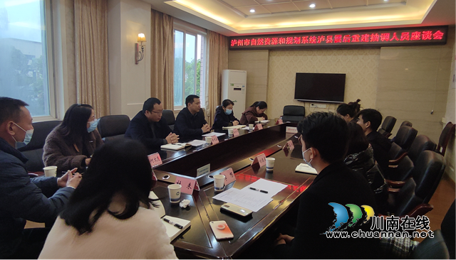 泸县自然资源和规划局召开灾后重建选派干部座谈会(图1)