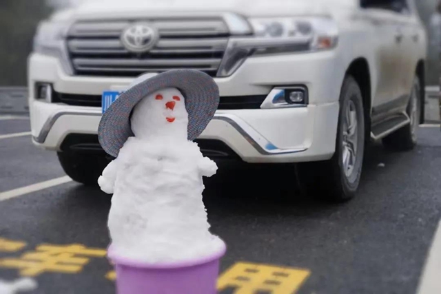美如童话世界，“泸州之巅”雪花飘(图6)