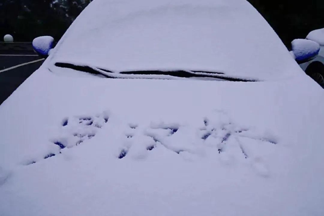 美如童话世界，“泸州之巅”雪花飘(图5)