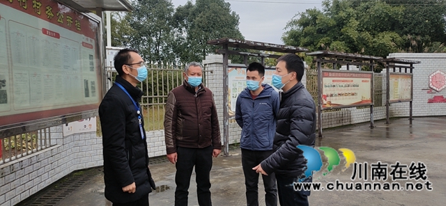 泸县立石镇纪委对当前重点工作开展督查(图2)