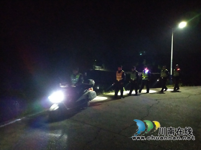 泸县云龙镇：持续加强夜间巡逻，让群众更有安全感(图1)