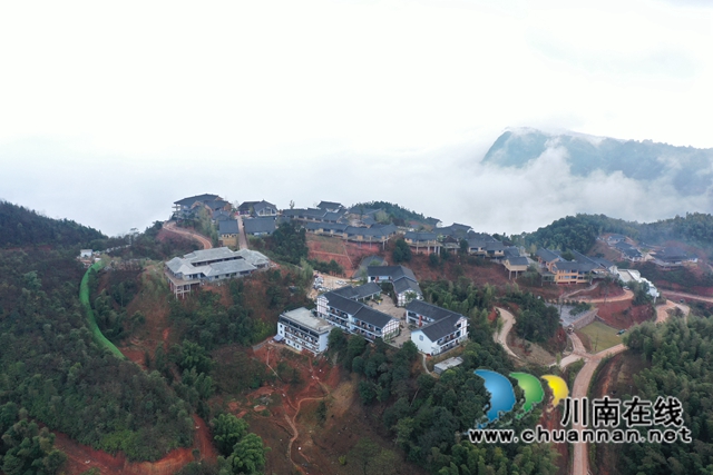 合江县法王寺龙挂山景区建设有序推进(图2)