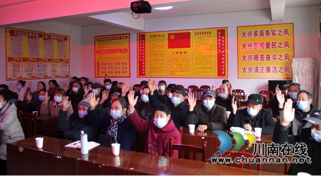 龙马潭区鱼塘街道王庄村：发挥党员民主，落实党内帮扶(图2)