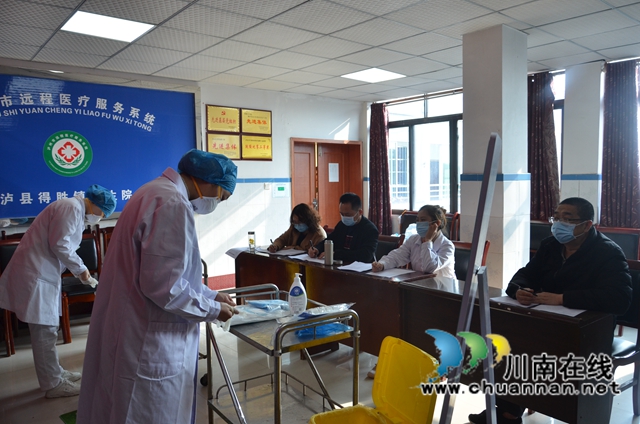 泸县得胜镇卫生院开展穿脱防护用品考核竞赛活动(图5)