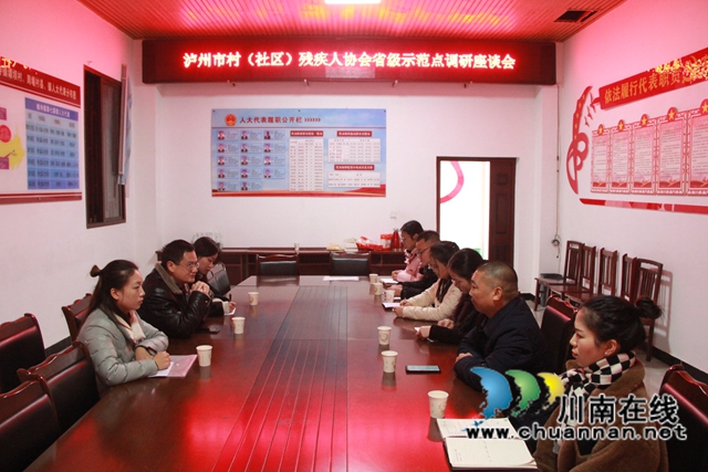 泸州市残联到泸县调研残疾人基层组织建设工作(图5)